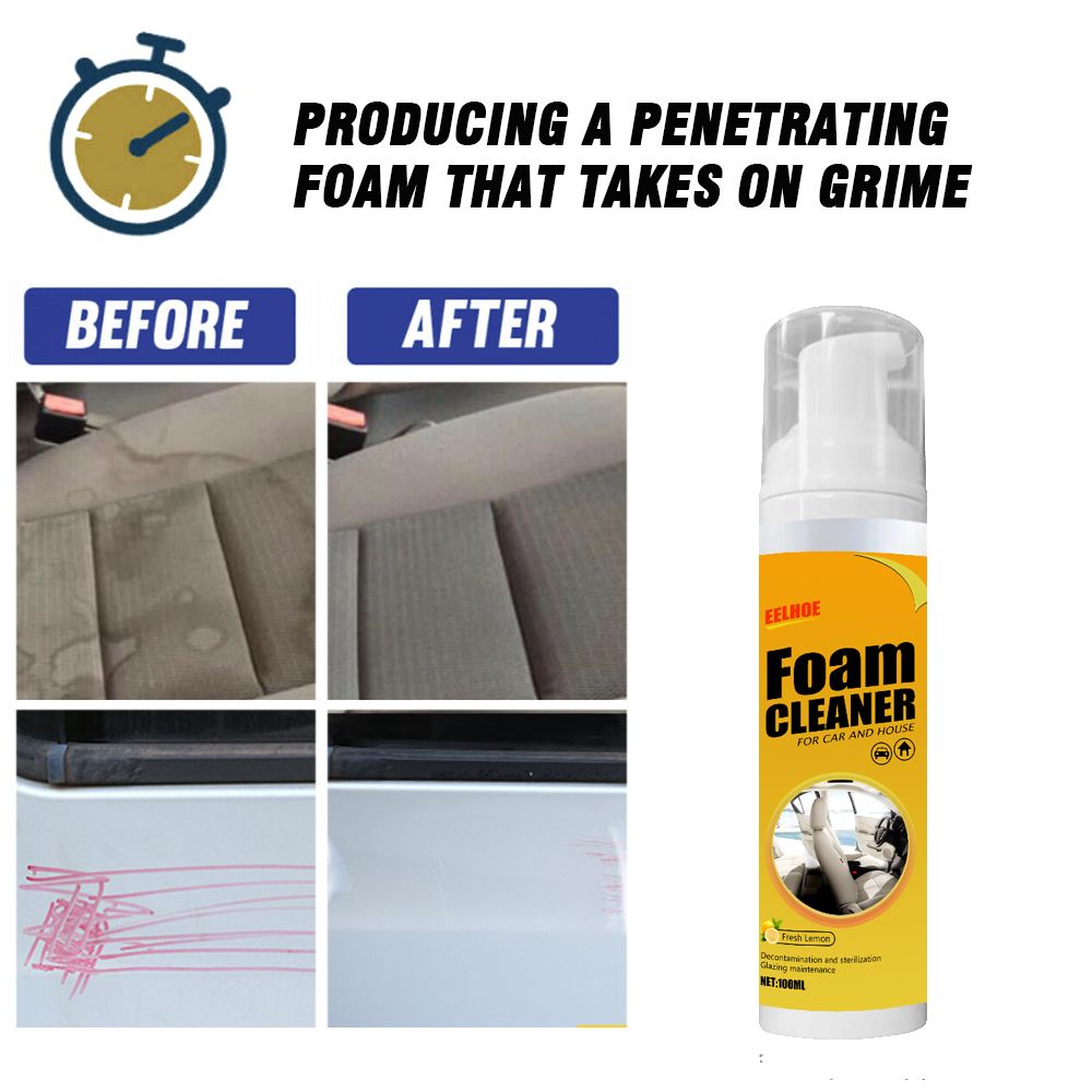 100ML Multi Purpose Foam Cleaner Surface Cleaner for Metal Marble Glass Household Surface Cleaning Agent for Furniture Protection