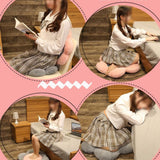 Soft Seat Floor Cushion Plush Toy Chair Sofa Cushion for Kids Room Home Decoration - 45-Degree Angle