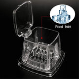 Manual Ice Crusher Portable Hand Crank Manual Household Ice Shaver Machine Kitchen Tool - Close-Up Angle