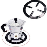 Moka Pot Stove Stand Steel Coffee Pot Holder Gas Range Support Ring Grate Gas Hob Rack Kitchen Accessories