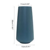 Plastic Flower Vase Modern Decorative Flower Vase for Home Living Room Table Decor