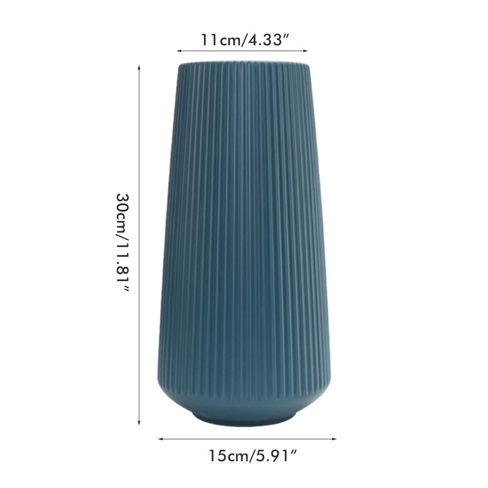 Plastic Flower Vase Modern Decorative Flower Vase for Home Living Room Table Decor