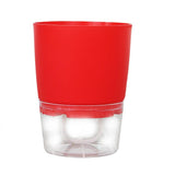 Automatic Self Watering Flower Pot Double Layer Design Water Storage Planter for Office Home Gardening