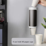 Cup Dispenser Water Cooler Cup Holder Wall Mount Cup Dispenser for Home Office