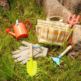 Garden Play Tools Beach Toy with Carrying Bag Children's Garden Tool Set Gift for Kids - Rear View
