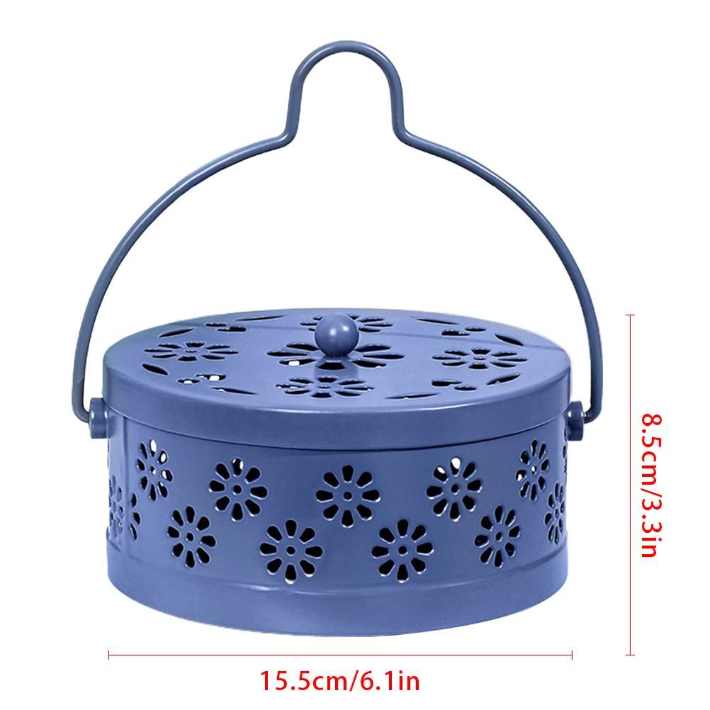 Hollow Mosquito Repellent Incense Holder Mosquito Repellent Incense Coil Container for Bedroom Office Study Multifunctional Box