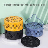 Hollow Mosquito Repellent Incense Holder Mosquito Repellent Incense Coil Container for Bedroom Office Study Multifunctional Box
