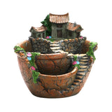 Plants Pot Succulent Plants Pot with Sweet House Flower Basket Planter Pot Garden Decoration