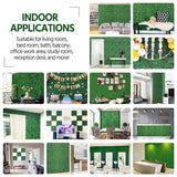 Artificial Green Plant Simulation Green Grass Home Wall Decoration Hotels Cafes Backdrops