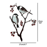 Metal Bird Ornaments Bird Silhouette Garden Art for Home Garden Yard Decoration