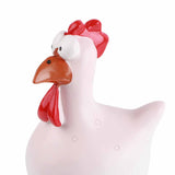 Garden Decoration Ceramic Chicken Hilde Decoration Animal Figurine Ornament for Home Decorative Craft