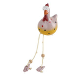 Garden Decoration Ceramic Chicken Hilde Decoration Animal Figurine Ornament for Home Decorative Craft - Front View