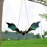 Window Panel Hanging Bat Suncatcher Wall Art Ornaments for Window Indoor Outdoor Decor - Low Angle