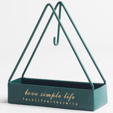 Triangular Mosquito Coil Holder Suspended Mosquito Coil Frame Elegant Home Decoration for Various Styles - Front View