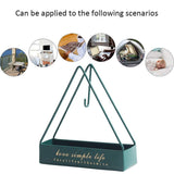 Triangular Mosquito Coil Holder Suspended Mosquito Coil Frame Elegant Home Decoration for Various Styles - Close-Up Angle