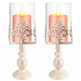 European Creative Iron Candlestick Candlestick Crafts Ornaments Home Table Romantic Candlestick Ornaments - Front View