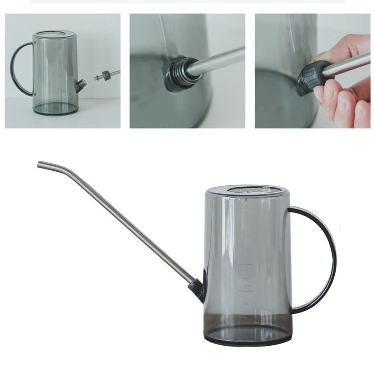 Succulent Watering Bottle Plastic Transparent Watering Bottle Long Nozzle Watering Pot