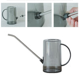 Succulent Watering Bottle Plastic Transparent Watering Bottle Long Nozzle Watering Pot - Side View