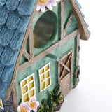 Bird House Bird Nest Resin Decoration Bird House Statue Garden Decoration - Close-Up Angle