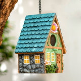 Bird House Bird Nest Resin Decoration Bird House Statue Garden Decoration