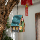 Bird House Bird Nest Resin Decoration Bird House Statue Garden Decoration