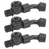 3Pcs G3/8 DN10 Spray Nozzles Agricultural Electric Insecticide Sprayer Accessories - Rear View
