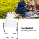 BBQ Picnic Portable Trash Bag Rack Environmental Protection Iron Wire Folding Shelf - Extra Image