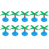 10Pcs Inflatable Drink Holder PVC Floating Cup Mat for Swimming Pool Party Beach - Front View