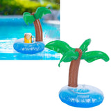 10Pcs Inflatable Drink Holder PVC Floating Cup Mat for Swimming Pool Party Beach