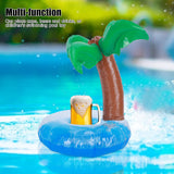 10Pcs Inflatable Drink Holder PVC Floating Cup Mat for Swimming Pool Party Beach - Extra Image