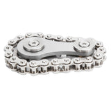 Sprocket Fingertip Gearwheel Rotating Sprocket Flywheel Toy Relieve Stress Decompression ToySilver - 45-Degree Angle