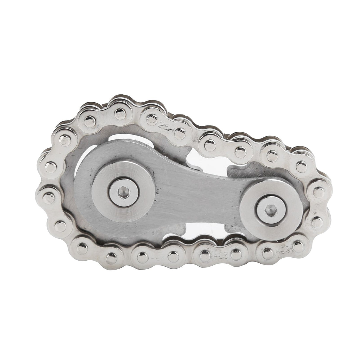 Sprocket Fingertip Gearwheel Rotating Sprocket Flywheel Toy Relieve Stress Decompression ToySilver
