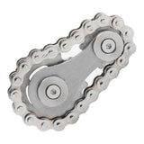 Sprocket Fingertip Gearwheel Rotating Sprocket Flywheel Toy Relieve Stress Decompression ToySilver