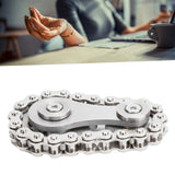 Sprocket Fingertip Gearwheel Rotating Sprocket Flywheel Toy Relieve Stress Decompression ToySilver - Extra Image