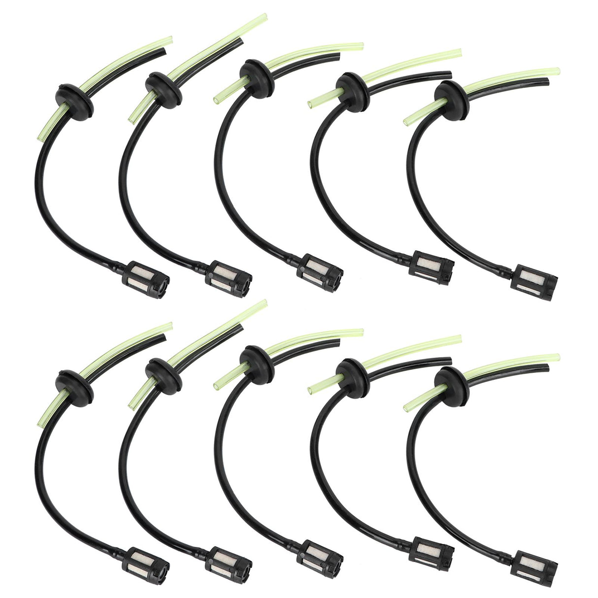 10Pcs Fuel Filter Hose Assembly Kit Replacement for GX35 Lawn Mower Brush Cutter Parts