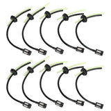 10Pcs Fuel Filter Hose Assembly Kit Replacement for GX35 Lawn Mower Brush Cutter Parts