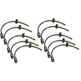 10Pcs Fuel Filter Hose Assembly Kit Replacement for GX35 Lawn Mower Brush Cutter Parts - Front View