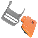 Chain Brake Side Cover Hand Guard Fit for Husqvarna 340 345 350 Chainsaw Tool Parts - Rear View