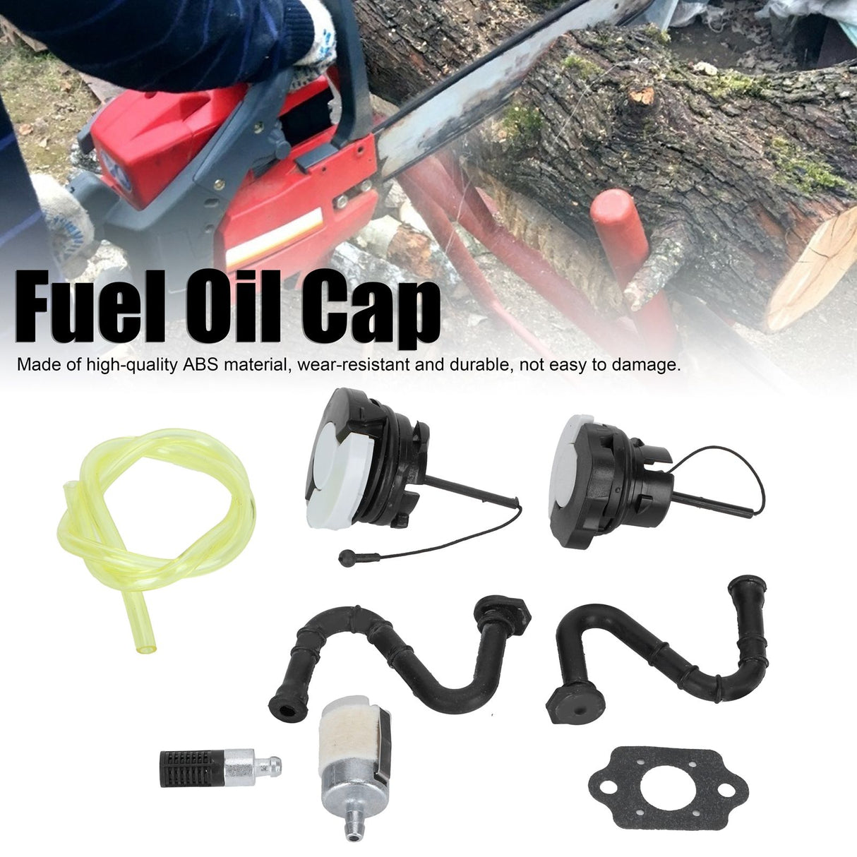 Fuel Oil Cap Replacement Hose Filter Kit Chainsaw Accessories Fit for Stihl MS261 MS271 MS291