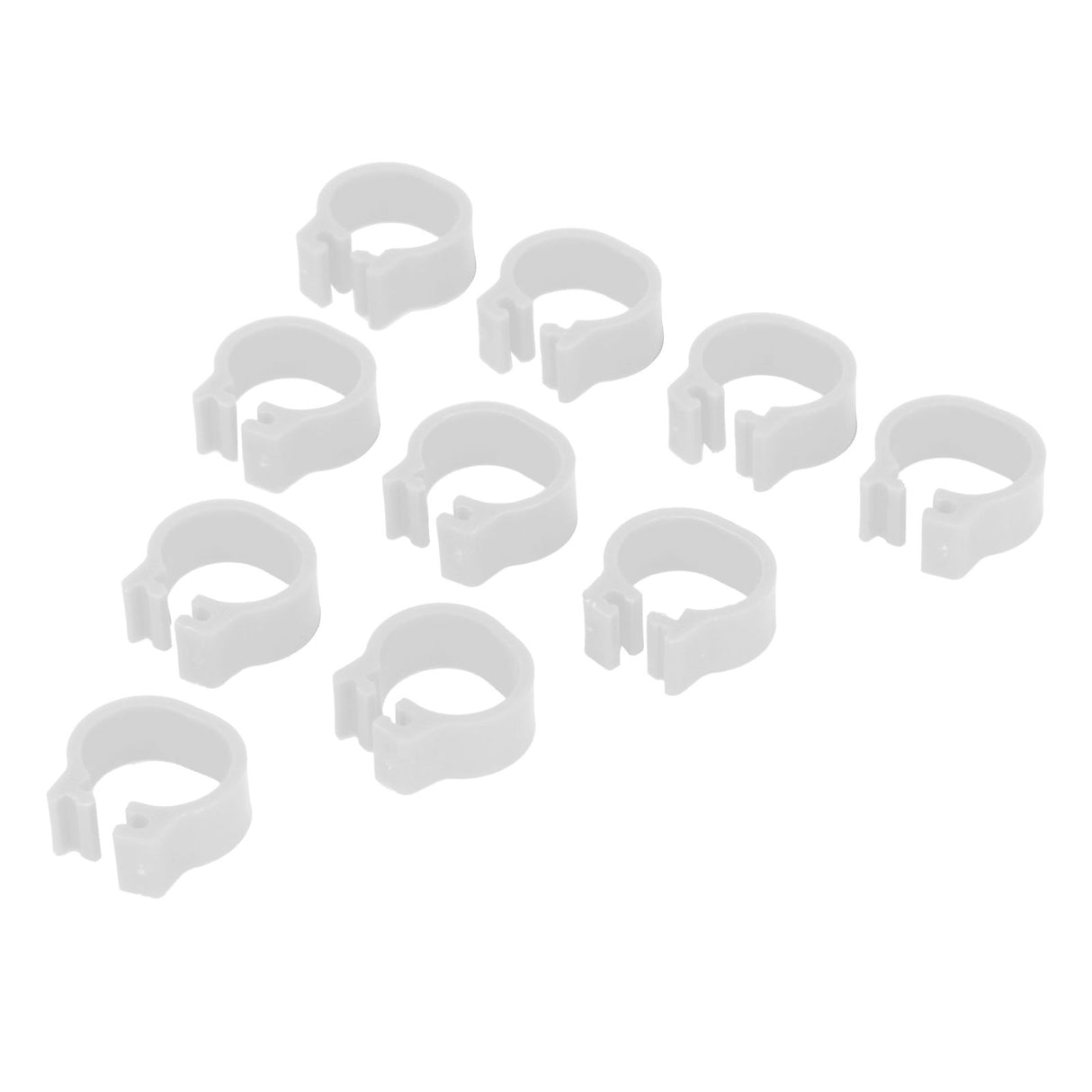 001-100 Numbered Bird Foot Ring Reusable Pigeons Identify Clip Poultry AccessoryWhite