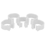 001-100 Numbered Bird Foot Ring Reusable Pigeons Identify Clip Poultry AccessoryWhite - Close-Up Angle