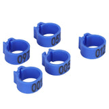 100Pcs Bird Foot Rings Bands 10mm 001-100 Numbered Pigeons Identify Clip Poultry SupplyBlue