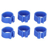 100Pcs Bird Foot Rings Bands 10mm 001-100 Numbered Pigeons Identify Clip Poultry SupplyBlue
