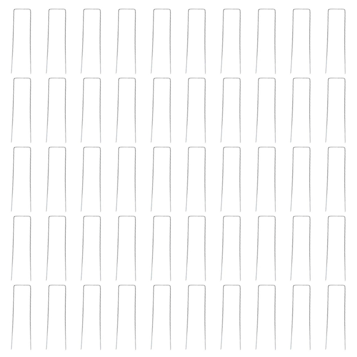 50Pcs Garden Stakes Ground Staple Spikes U shaped Fixer Weed Barrier Fabric Landscape Lawn