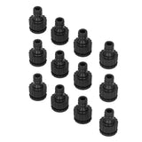 12PCS G1/2 G3/4 Female Thread Faucet Garden Hose Adapter Reusable Connector Fittings - Rear View