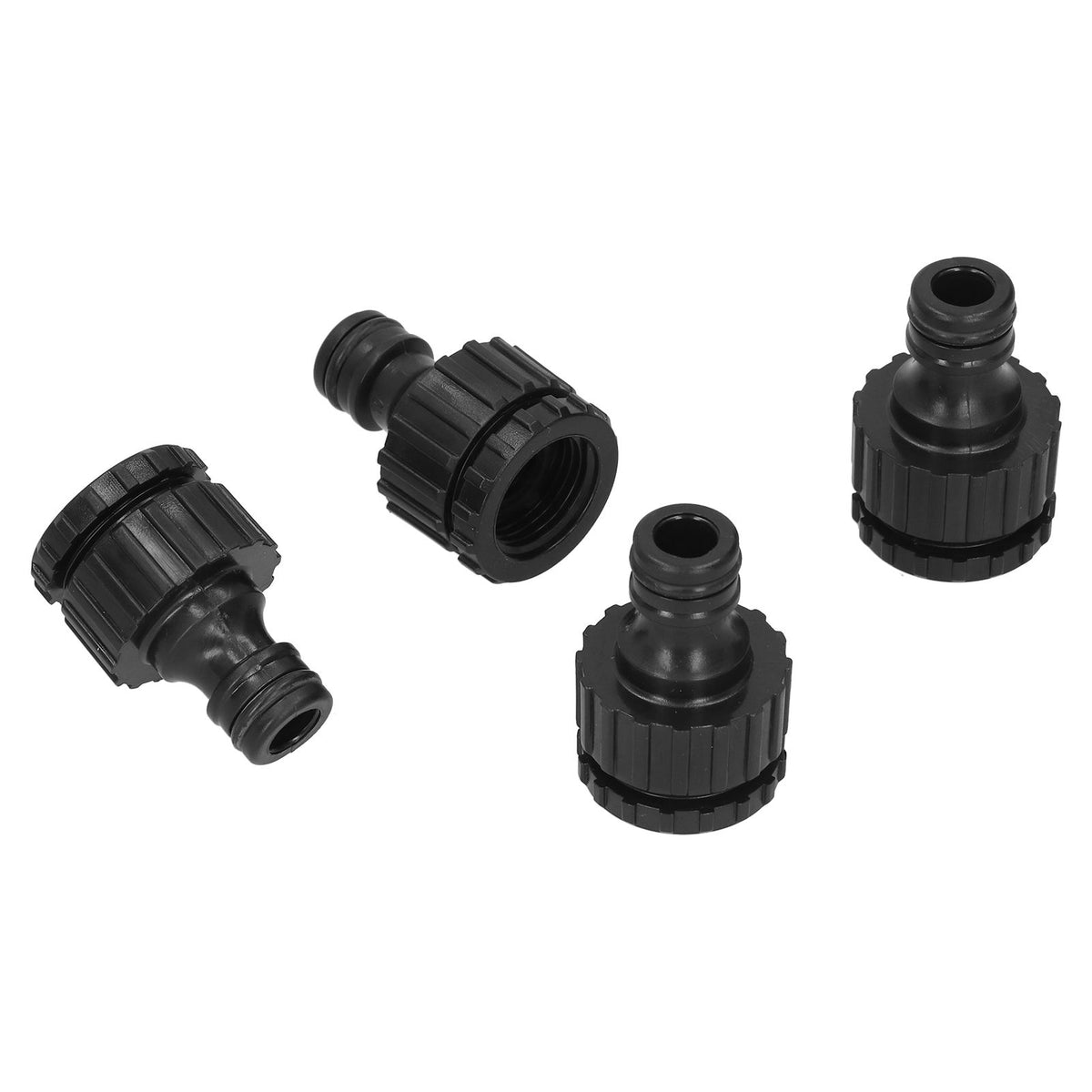 12PCS G1/2 G3/4 Female Thread Faucet Garden Hose Adapter Reusable Connector Fittings