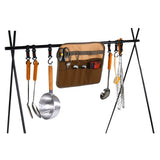 Tableware Storage Bag Portable Hanging BBQ Cutlery Organizer for Picnic Barbecue