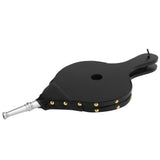 Fireplace Bellows Manual Wood Air Blower for Outdoor Camping BBQ Grill Chimney Fire ToolsSilver Nozzle