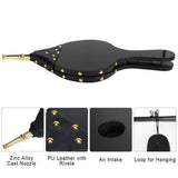 Fireplace Bellows Manual Wood Air Blower for Outdoor Camping BBQ Grill Chimney Fire ToolsGold Nozzle