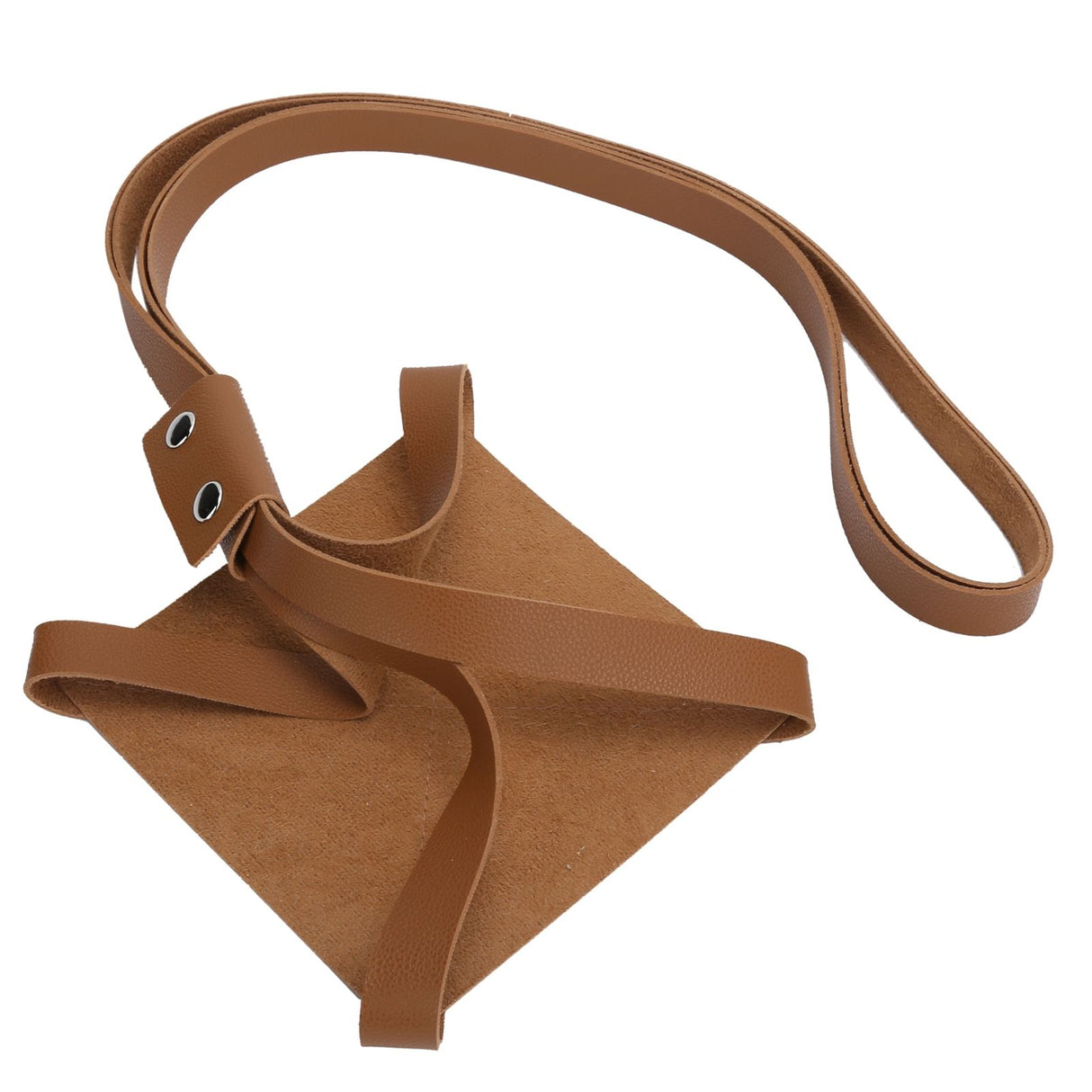 PU Leather Plant Hanger Planter Flowerpot Hanging Holder Home Decor Garden DecorationBrown Square Bottom